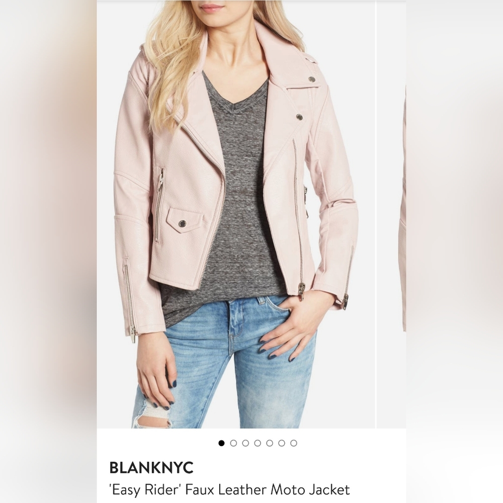 BLANKNYC Pink Moto Jacket